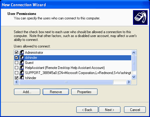 how to configure vpn server in windows xp